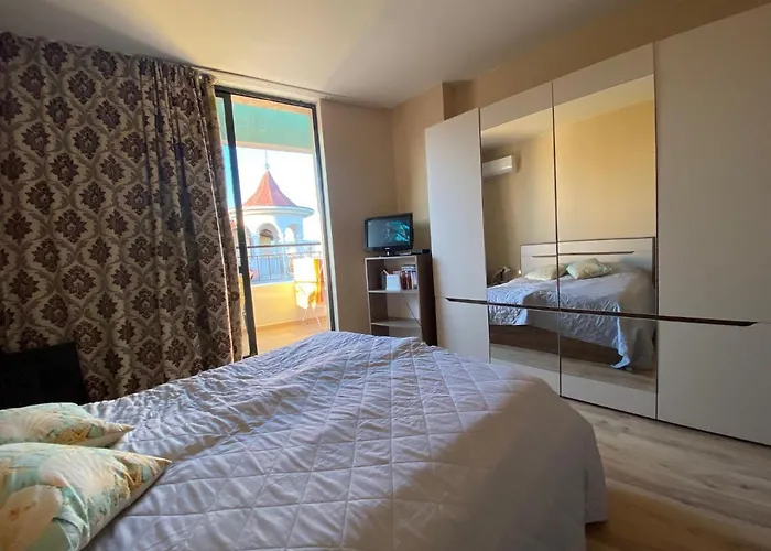 Avalon D608 Big Baolcony Sunny Апартамент Слънчев бряг